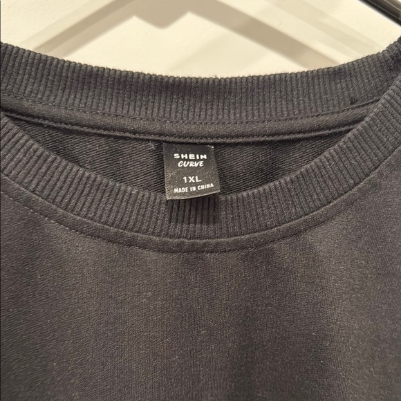 Black Sweater with Teddy Bear Design - Picture 3 of 3